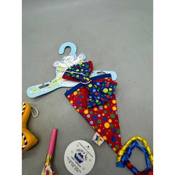Colorful Birthday Celebration Set: Hat Bow & Accessories dolls plush kids READ - Picture 6 of 9